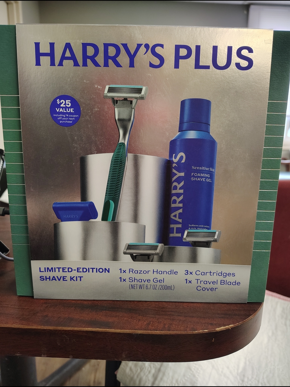 Harrys Men's Shave Kit - Blue & Green